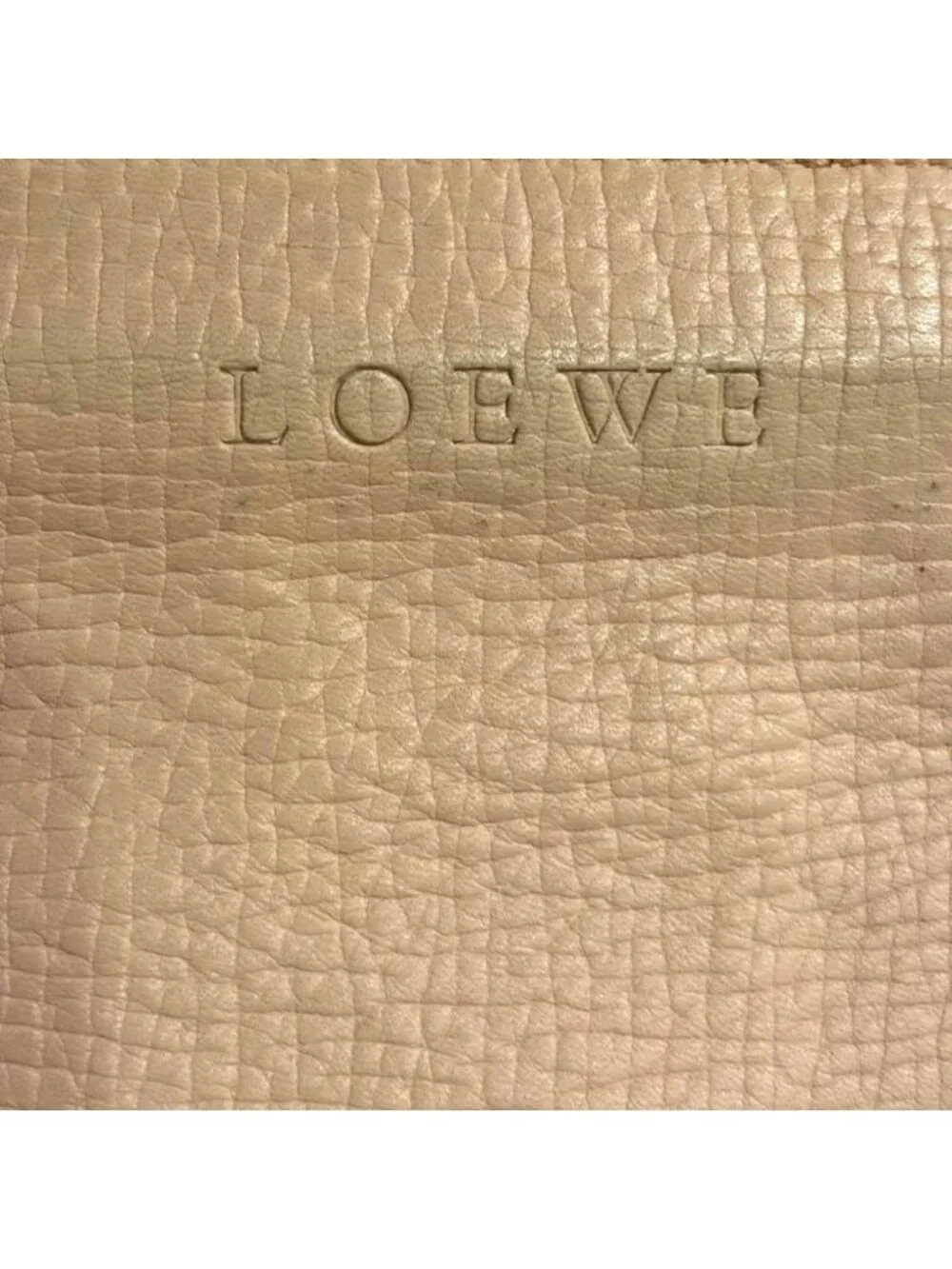 Loewe Shoulder Bag Leather Ivory